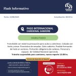 Informe Paso Fronterizo Cardenal Samoré:Habilitado