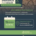 Jornada informativa sobre herramientas de financiamiento ante la emergencia por sequía