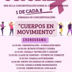 Jornada “Cuerpos en Movimiento” por el Día Internacional de la Lucha contra el Cáncer de Mama.