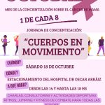 Jornada “Cuerpos en Movimiento” en concientización del Día Internacional de la Lucha contra el Cáncer de Mama.