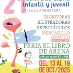 21° Feria del Libro Infantil y Juvenil de Villa La Angostura – Del 13 al 19 de octubre de 2025 en el Centro de Convenciones.