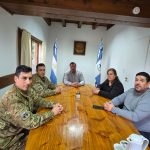 Reunión de coordinación entre el Municipio y el Ejército Argentino por las elecciones.