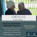 El Área de Adultos/as Mayores, dependiente de la Secretaría de Ciudadanía y Comunidades Saludables, promueve la jornada Miradas.