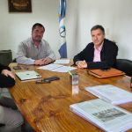El Intendente Javier Murer firmó el Convenio Marco correspondiente al proyecto Bosque de Lumas.