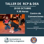 La Dirección de Protección Civil brinda una Capacitación en RCP y uso de DEA en Villa La Angostura.