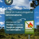 Nuevos valores de multas por quemas en la Provincia del Neuquén.