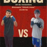 Velada boxística en el SAC María de los Angeles “Chichi” Irizar de Villa la Angostura.