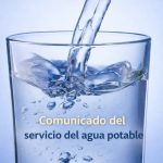 COMUNICADO DEL SERVICIO DEL AGUA POTABLE.