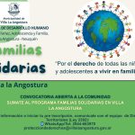 CONVOCATORIA: SUMATE AL PROGRAMA FAMILIAS SOLIDARIAS.