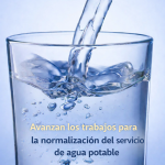 Avanzan los trabajos para la normalización del servicio de agua potable