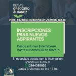 Abren las inscripciones a las Becas Gregorio Álvarez para nuevos aspirantes
