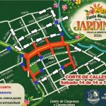 Cortes y desvíos de calles – Fiesta Nacional de los Jardines 2026