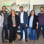 Visita al FabLab de Villa La Angostura por Joaquín Perren y Silvana Benvenitti.