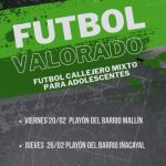 Próximos encuentros de Fútbol Valorado ⚽