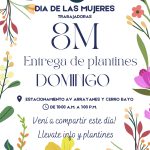 8M | Entrega de plantines en el Día de las Mujeres Trabajadoras.