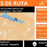 Cortes de tránsito Domingo 22 de Marzo ante la  carrera Vértice Sur.