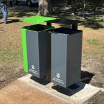 Nuevos Cestos de residuos en Plaza San Martín.