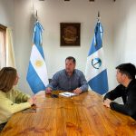 El Intendente Javier Murer, recibió a la Ministra de Juventud, Cultura y Deportes de la provincia de Neuquén, Josefina Codermatz