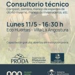 Nueva capacitación sobre Consultorio Técnico sobre compost.