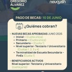 BECAS GREGORIO ÁLVAREZ: ESTE 10 DE JUNIO SE ACREDITAN NUEVOS PAGOS.