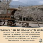 Invitación Acto Oficial – 4 de junio – “Día del Voluntario y la Solidaridad”