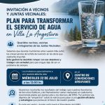 La Municipalidad invita a vecinos y juntas vecinales a conocer el Plan para transformar el servicio de agua.
