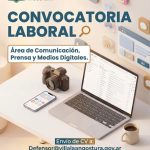 La Defensoría del Pueblo abre convocatoria para cubrir el área de Comunicación, Prensa y Medios Digitales