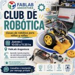 Sumate a las clases de robótica del FabLab y aprendé creando proyectos reales con electrónica, motores, sensores, programación e impresión 3D.