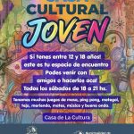 Si tenes entre 12 y 18 años, veni a participar de Casa Cultural Joven.