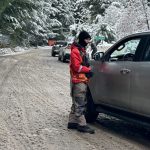 Intensa jornada de trabajo de los inspectores de la Dirección de Tránsito y Transporte de la Municipalidad de Villa La Angostura