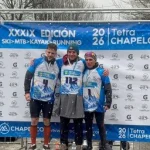 La Municipalidad felicita a Santiago González por su destacado 2° puesto en el 39° Tetratlón de Chapelco.<br>