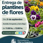 Llega la entrega de plantines de flores para recibir la primavera. <br>
