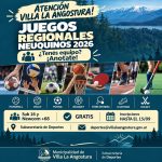 Juegos regionales neuquinos 2026 – Tercera Edición.