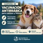 Campaña de vacunación antirrábica y desparasitación gratuita en Villa La Angostura. <br>