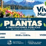Entrega de plantas a Instituciones públicas.