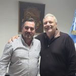 El Intendente Javier Murer recibió al Gerente General Servicios del Interior del EPAS Juan Vassallo, con motivo del arribo de nuevos Equipamientos Electromecánicos