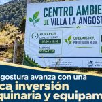 Villa La Angostura avanza con una histórica inversión en maquinaria y equipamiento