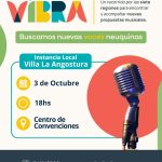 “Neuquén Vibra”: el programa provincial que busca impulsar a las voces neuquinas.
