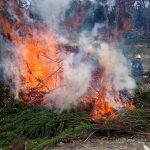 La brigada de incendio dará prorroga de permisos ya autorizados para quemas.