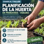 Taller gratuito de planificación de huerta primavera-verano en Villa La Angostura