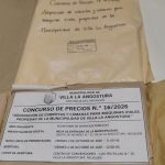 Apertura de Sobres del Concurso de Precios N° 16/2026, para la adquisición de cubiertas y cámaras para máquinas viales.