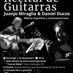 Cultura invita al Recital de Guitarras de Juanjo Miraglia y Daniel Ducos en el MAC